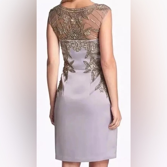 Sue Wong Dresses & Skirts - Like New! Sue Wong Platinum Silver Grey Beaded Sequin Embellished Dress Size 10